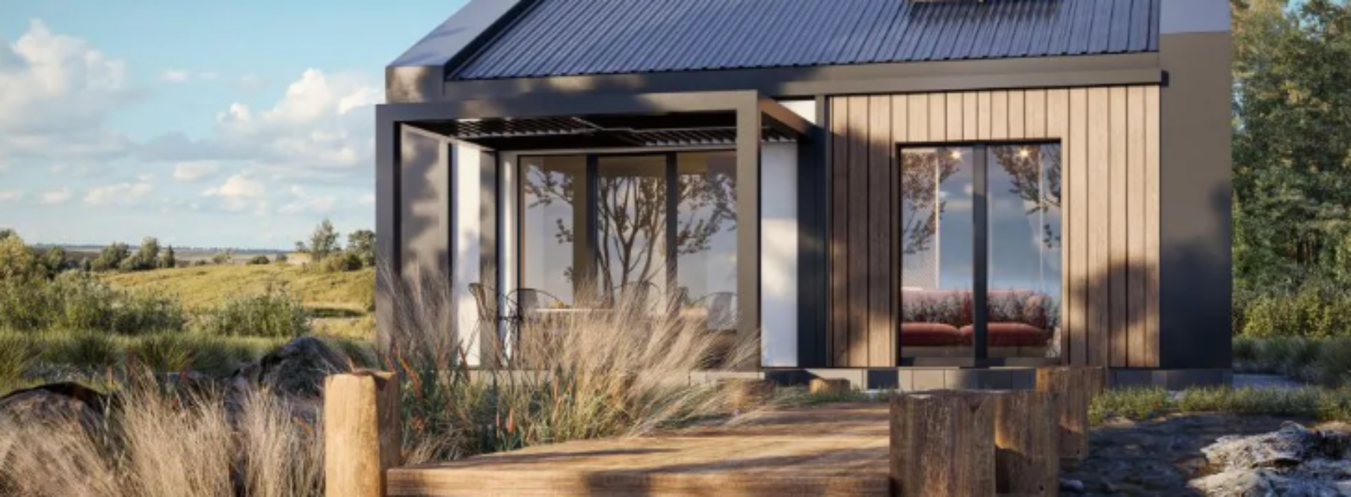 Dom do 35 m² na weekendy  – jak urządzić minimalistyczną przestrzeń?